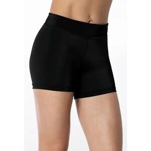 Weissman Dancewear Women's Adult Low Rise Longer Length Shorts MT12470 - Large